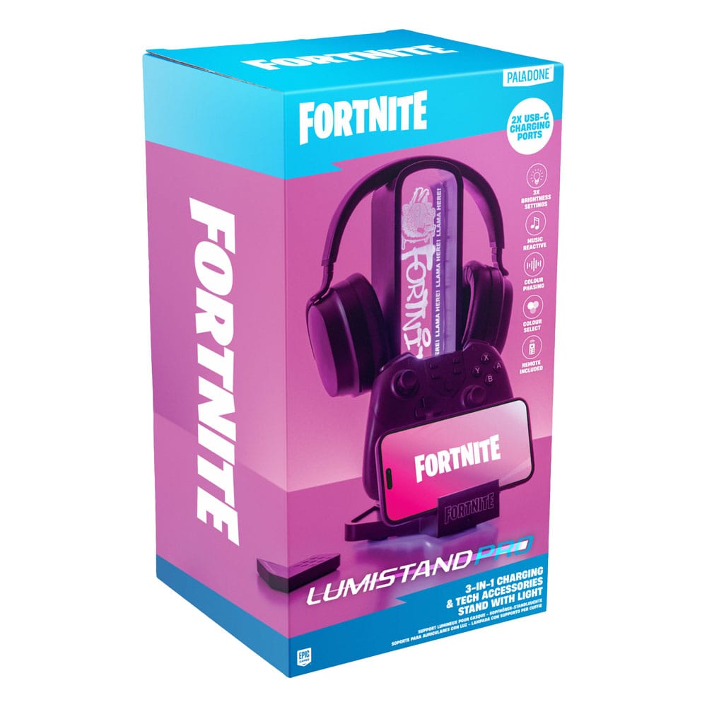 Fortnite Schreibtisch-Kopfhörerständer mit Licht 30 cm