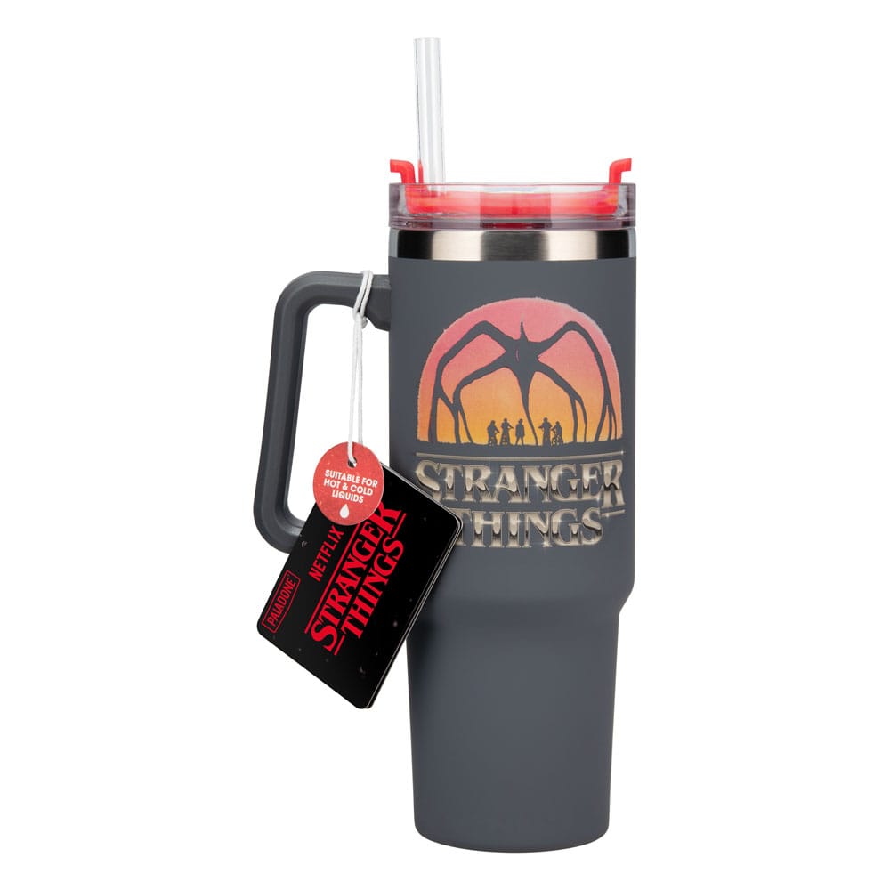 Stranger Things 5 ​​Bere tazza con paglia 900 ml