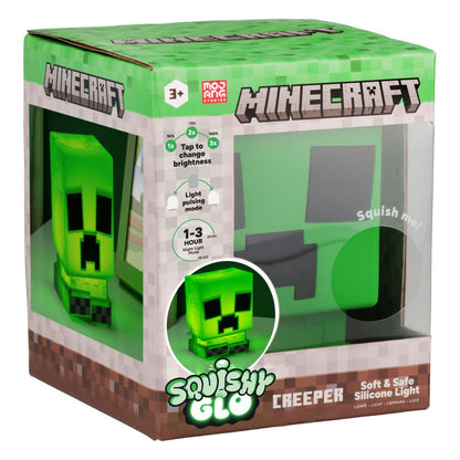 Minecraft squishy glo kisel ljus creeper 15 cm