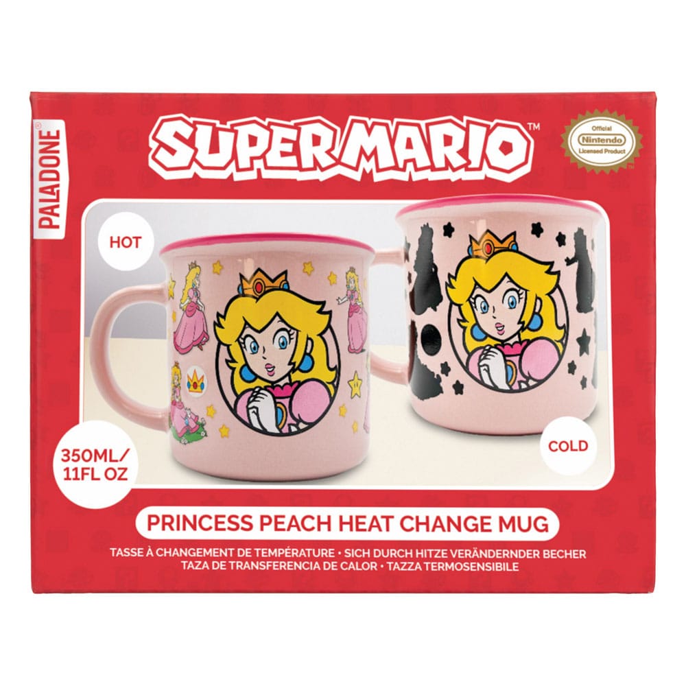 Super Mario Hitzewechsel Tasse Prinzessin Pfirsich