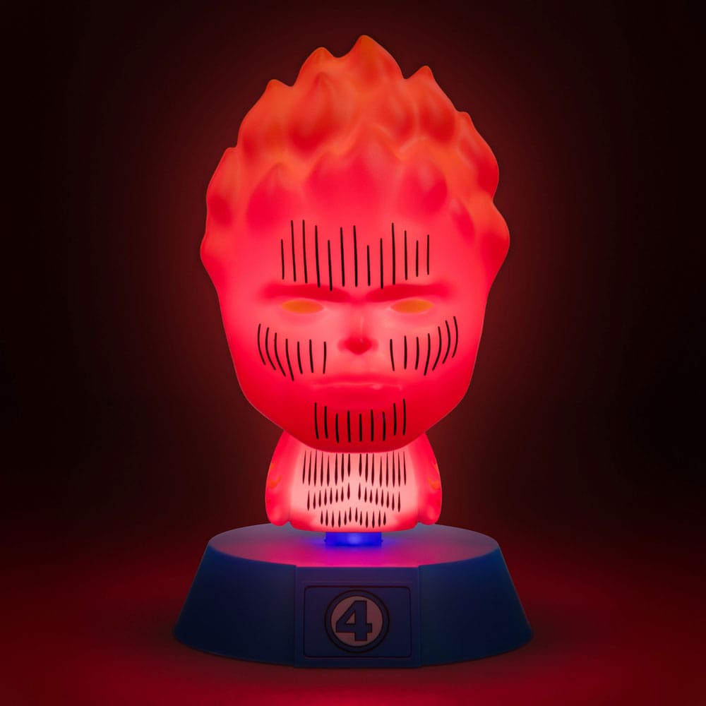Torche humaine lumineuse des Quatre Icônes Fantastiques 11 cm