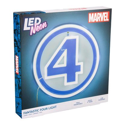 Fantastic Four LED LAME LOMPLA LOGO LOGO NEON