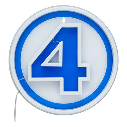 Fantastisk fyra LED -vägglamplig Light Logo Neon