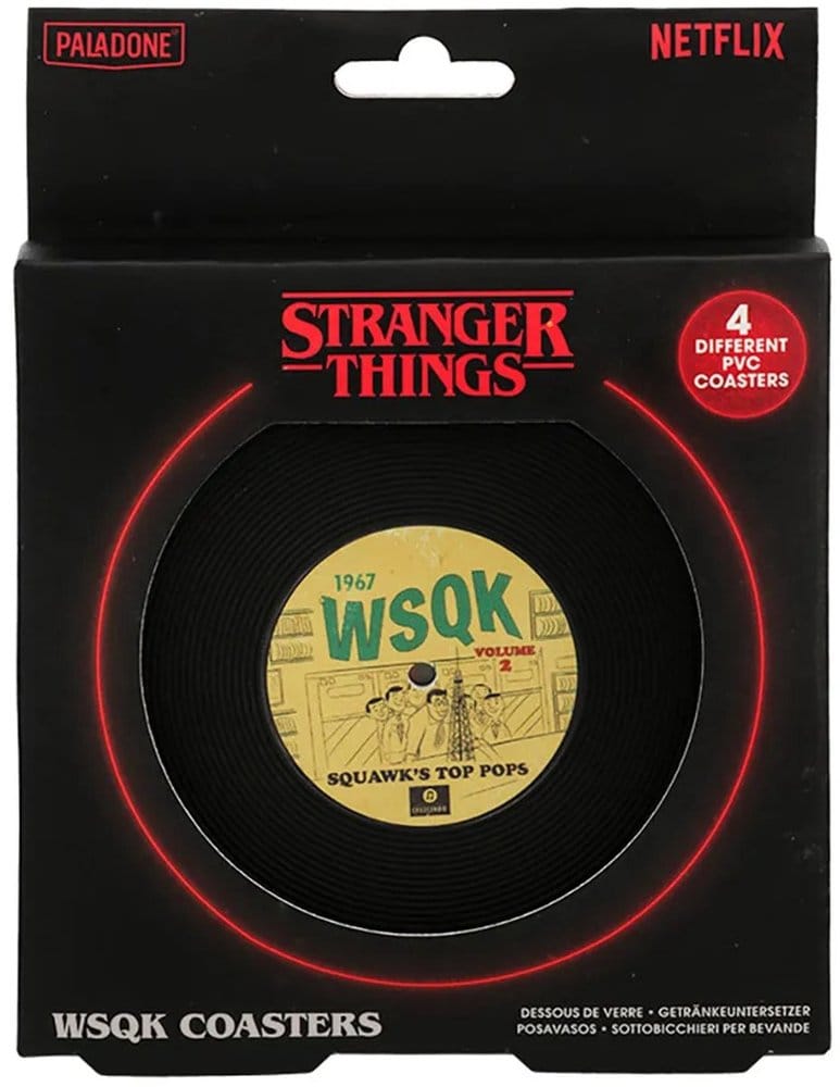 Stranger Things 5 ​​Coaster WSQK 4-Pack