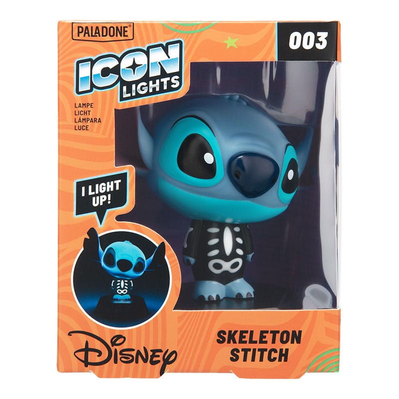 Lilo & Stitch Skeleton -ikoner Lätt söm 11 cm