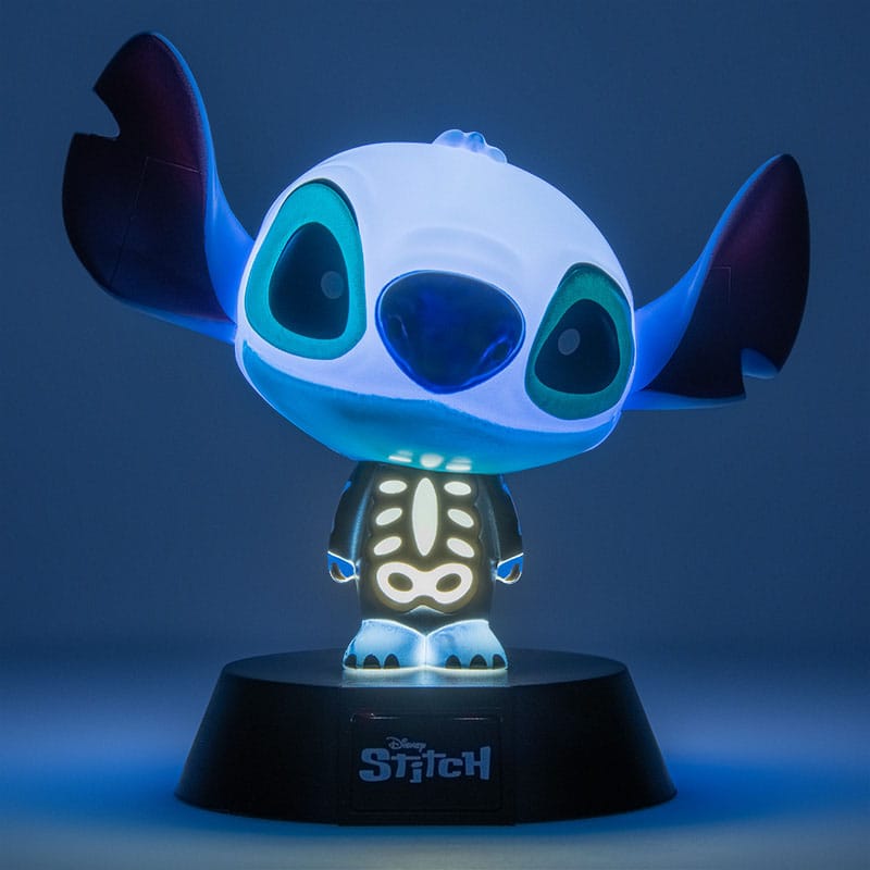 Lilo & Stitch Skeleton -ikoner Lätt söm 11 cm