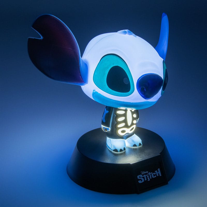 Lilo & Stitch Skeleton -ikoner Lätt söm 11 cm