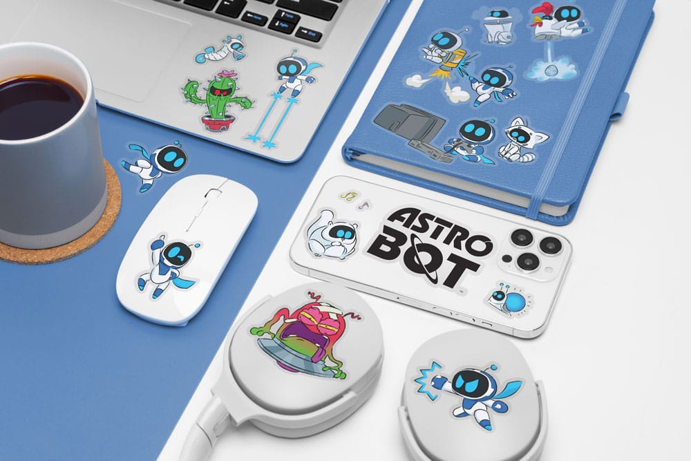 Astro bot gadget naljepnica set astro bot