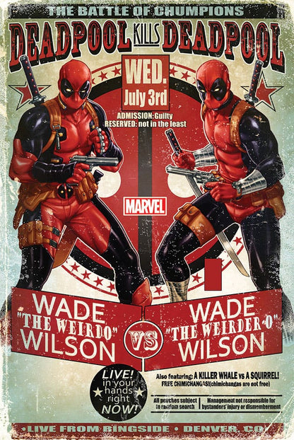 Marvel Poster Pack Deadpool Wade vs Wade 61 x 91 cm (4)