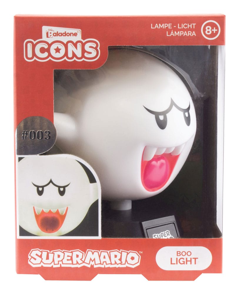 Super Mario Icon Light Boo 10 cm