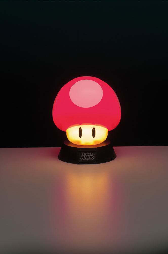 Super Mario 3D Champignon lumineux 10 cm