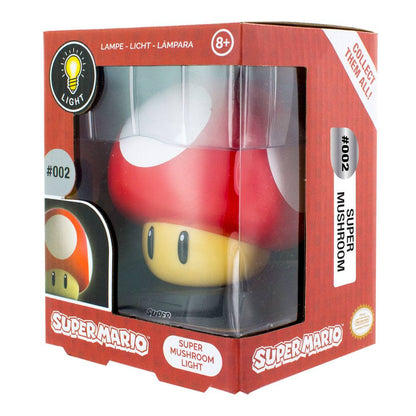 Super Mario 3D Champignon lumineux 10 cm