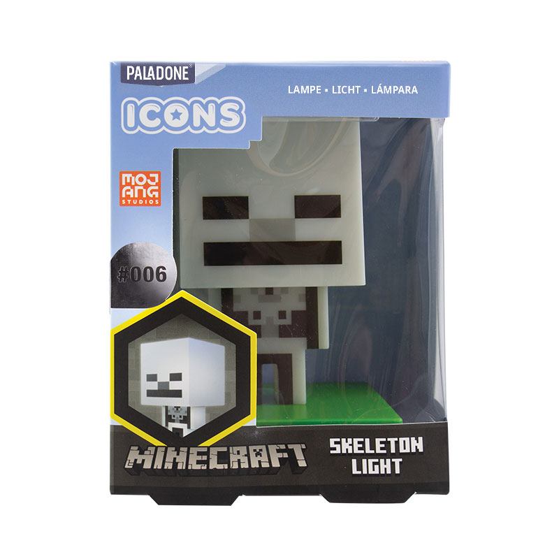 Minecraft -ikonljus Minecraft -skelett