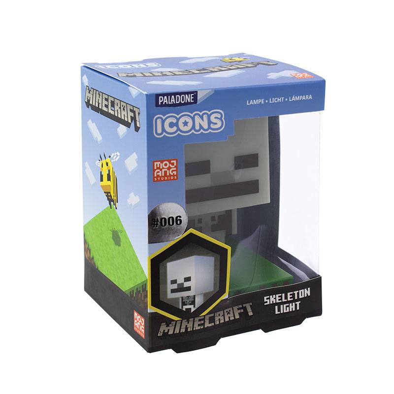 Minecraft -ikonljus Minecraft -skelett