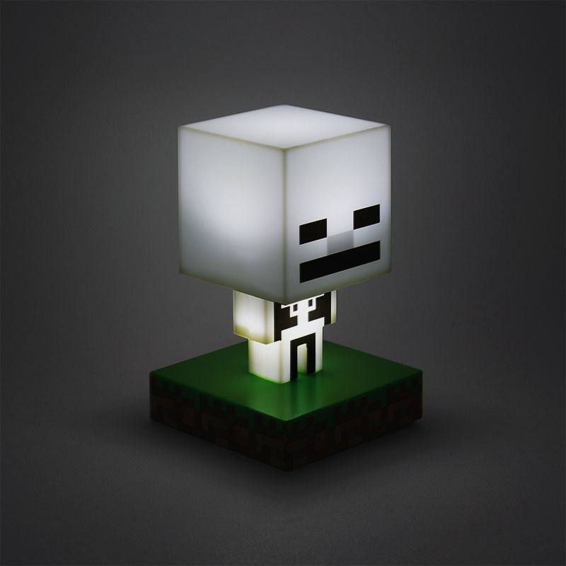 Minecraft -ikonljus Minecraft -skelett