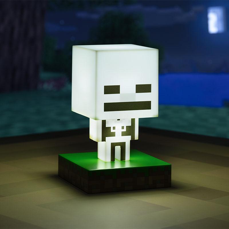 Minecraft -ikonljus Minecraft -skelett