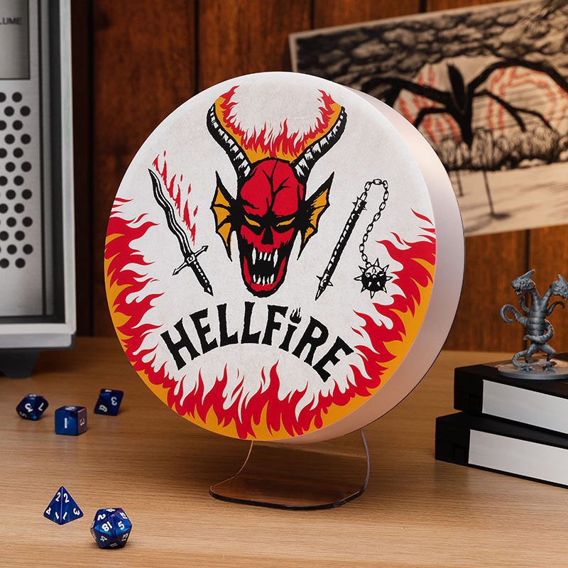 Stranger Things Lamp Hellfire Club Logo 20 cm