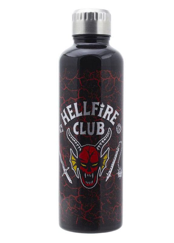 Fremde Dinge: Hellfire Club Metal Water Flasche