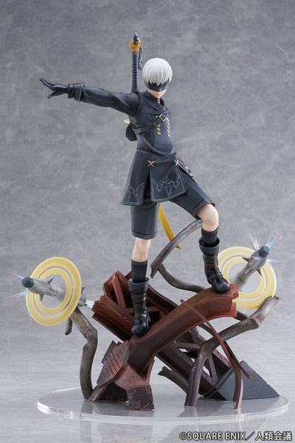 NieR:Automata Ver1.1a PVC Statue 1/7 YoRHa No. 9 Type S Covering Fire 31 cm