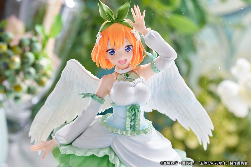 La estatua de PVC de quintuplets por excelencia 1/7 Nakano Yotsuba Angel Ver. 27 cm
