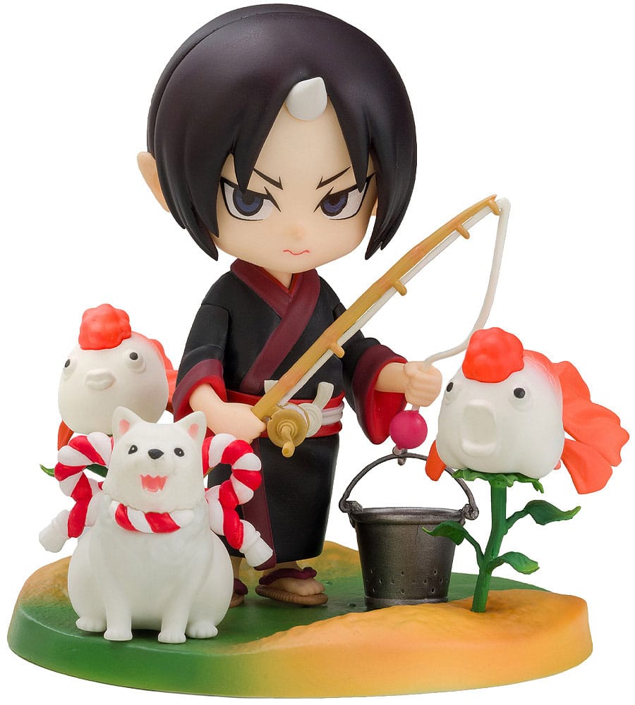 Hozuki no Reitetsu Hakotoniwa PVC statua Hozuki & Shiro 11 cm