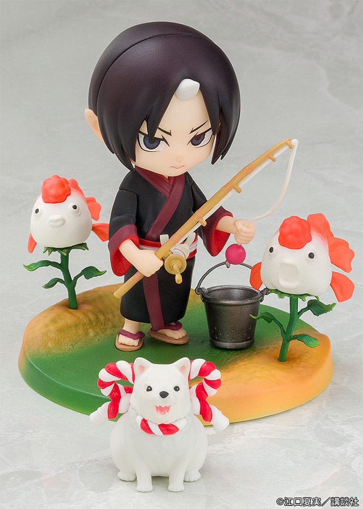 Hozuki no Reitetsu Hakotoniwa PVC statua Hozuki & Shiro 11 cm
