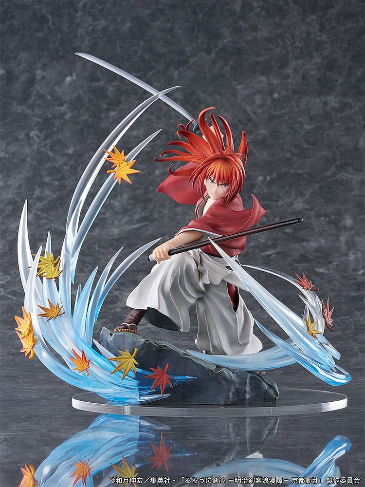 Rurouni Kenshin: Meiji Kenkaku Romantan Kyoto Douran PVC Estatua 1/7 Kenshin Himura Souryusen Ver. 27 cm