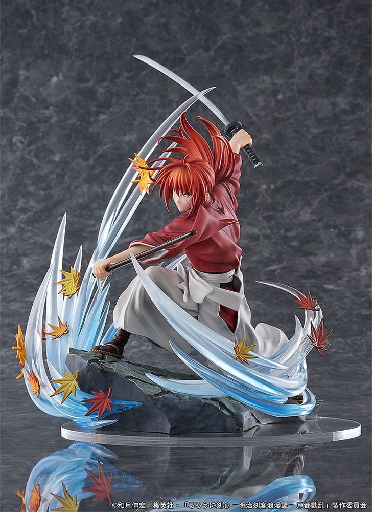 Rurouni Kenshin: Meiji Kenkaku Romantan Kyoto Douran PVC Estatua 1/7 Kenshin Himura Souryusen Ver. 27 cm