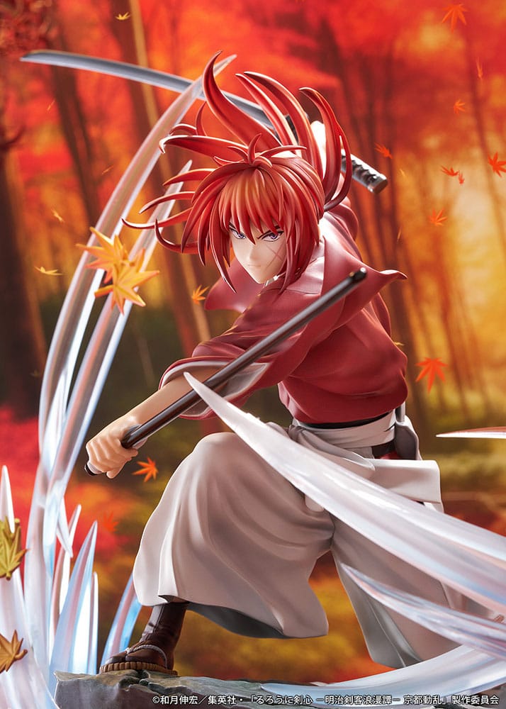 Rurouni Kenshin: Meiji Kenkaku Romantan Kyoto Douran PVC Estatua 1/7 Kenshin Himura Souryusen Ver. 27 cm