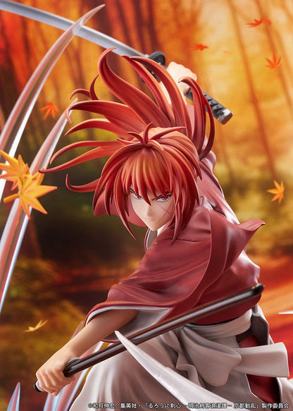 Rurouni Kenshin: Meiji Kenkaku Romantan Kyoto Douran PVC Estatua 1/7 Kenshin Himura Souryusen Ver. 27 cm