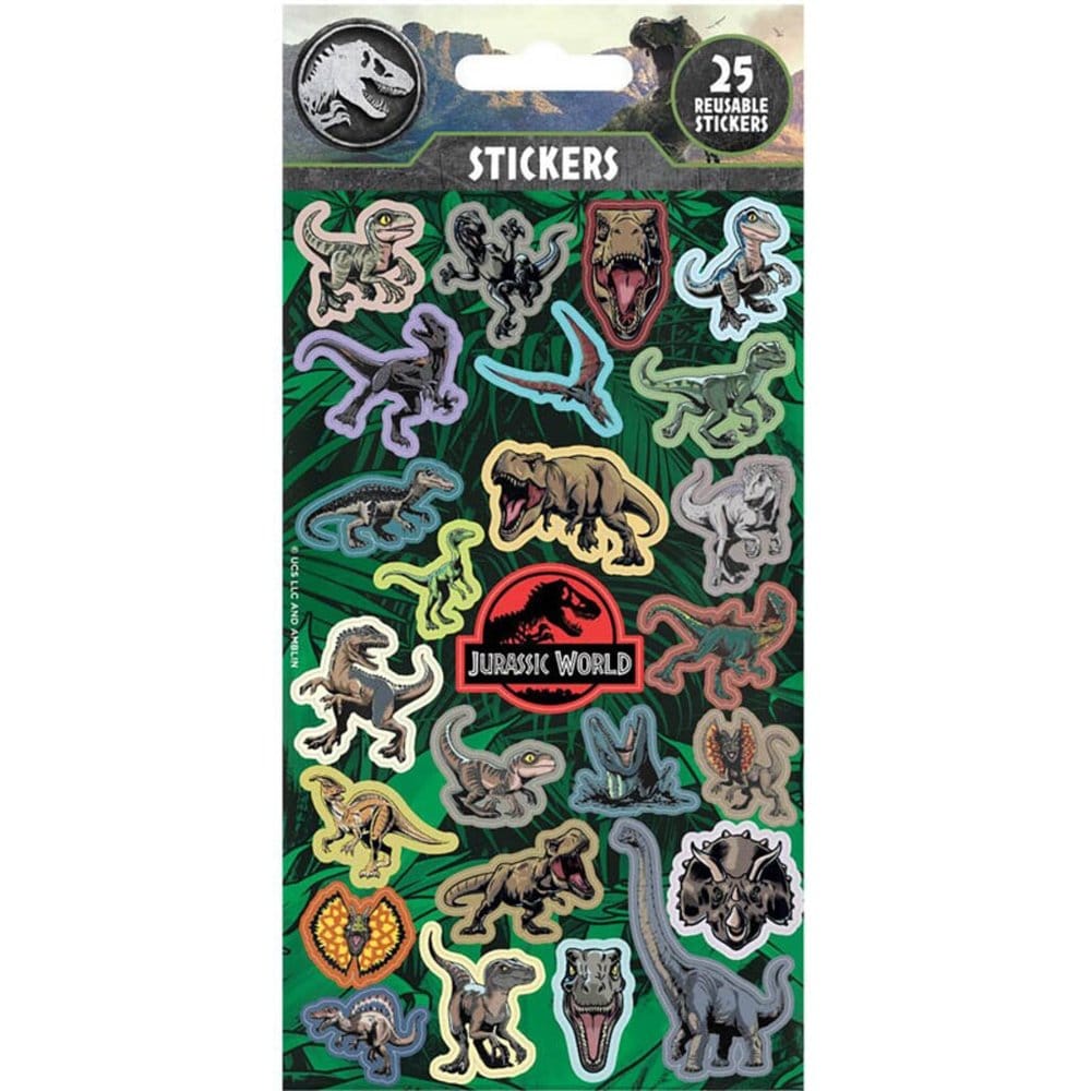 Jurassic World-Aufkleberpaket (25)
