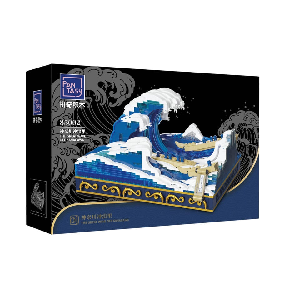 Pantasy Original-Baukasten „Die große Welle von Kanagawa“.