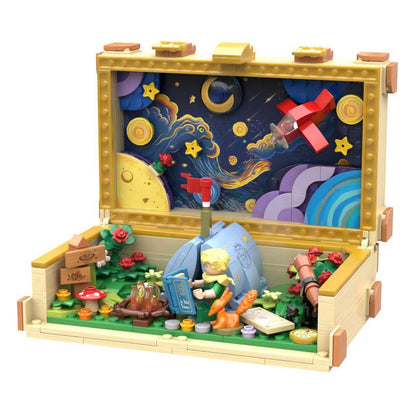 Den lille Prince Construction satte kuffert 7 cm