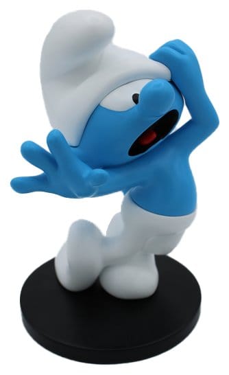 Smølferne Statue Klodset Smølf 12 cm