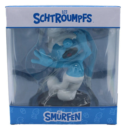Smølferne Statue Klodset Smølf 12 cm