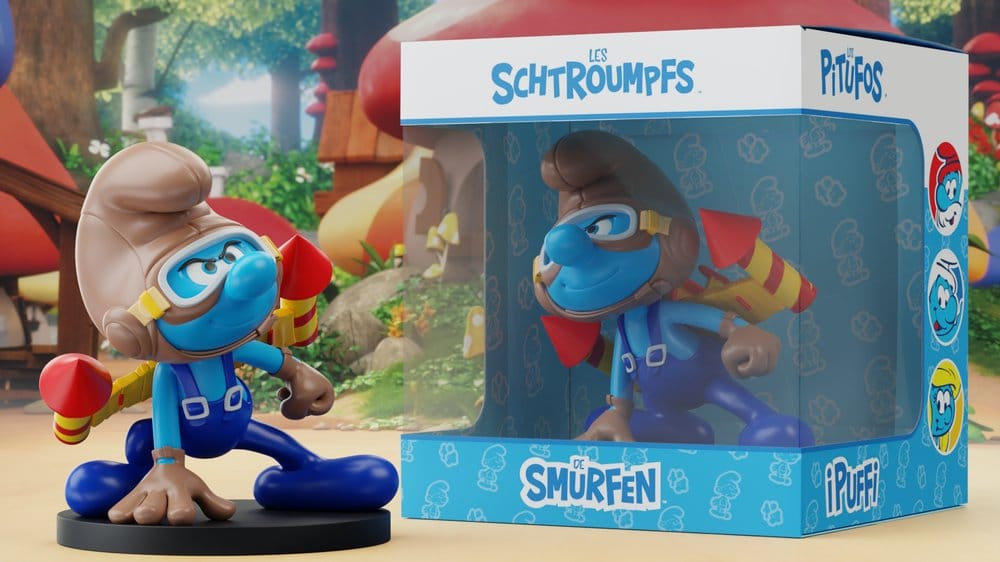 Die Schlümpfe Statue Jetpack Schlumpf 10 cm
