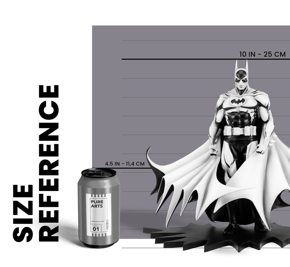 Batman PX PVC Status 1/8 SDCC 2024 Batman Crno -bijela verzija 27 cm