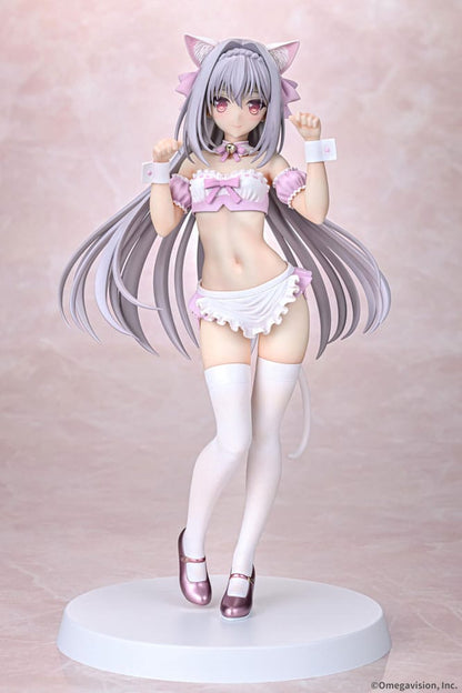 Tsuki ni yorisou otome no sahou pvc statup 1/6 luna sakurakouji mačka maid sakura color ver. 26 cm