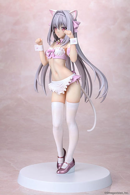 Tsuki ni yorisou otome no sahou pvc statup 1/6 luna sakurakouji mačka maid sakura color ver. 26 cm