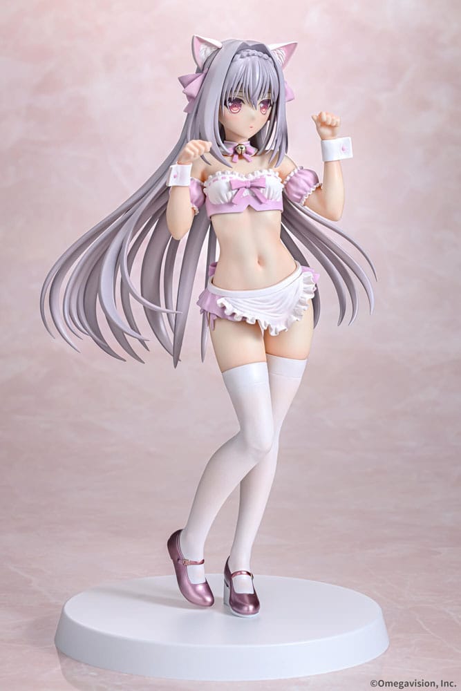 Tsuki ni yorisou otome no sahou pvc statup 1/6 luna sakurakouji mačka maid sakura color ver. 26 cm