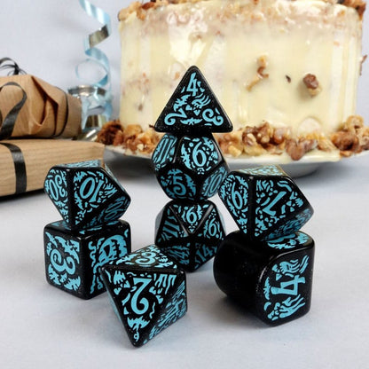 Q Workshop 20 years: Halloween Dice Set (7)