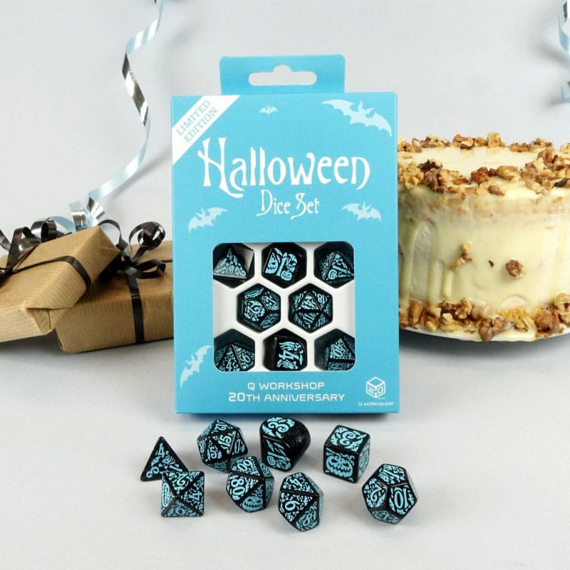 Q Workshop 20 years: Halloween Dice Set (7)