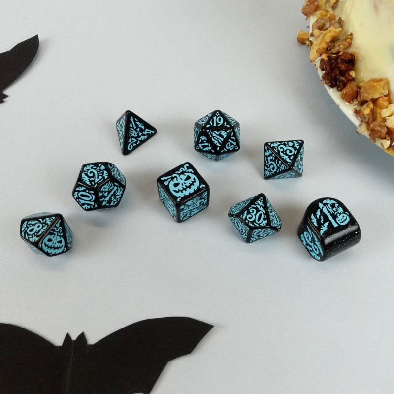 Q Workshop 20 years: Halloween Dice Set (7)