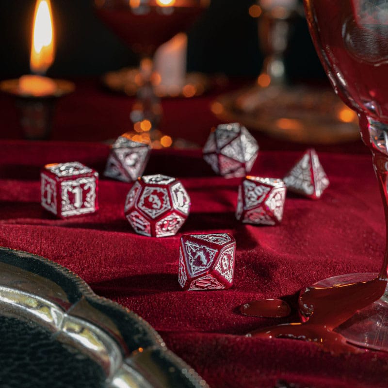 Bloodsucker Dice Set Scarlet (7)