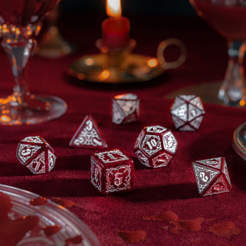 Bloodsucker Dice Set Scarlet (7)