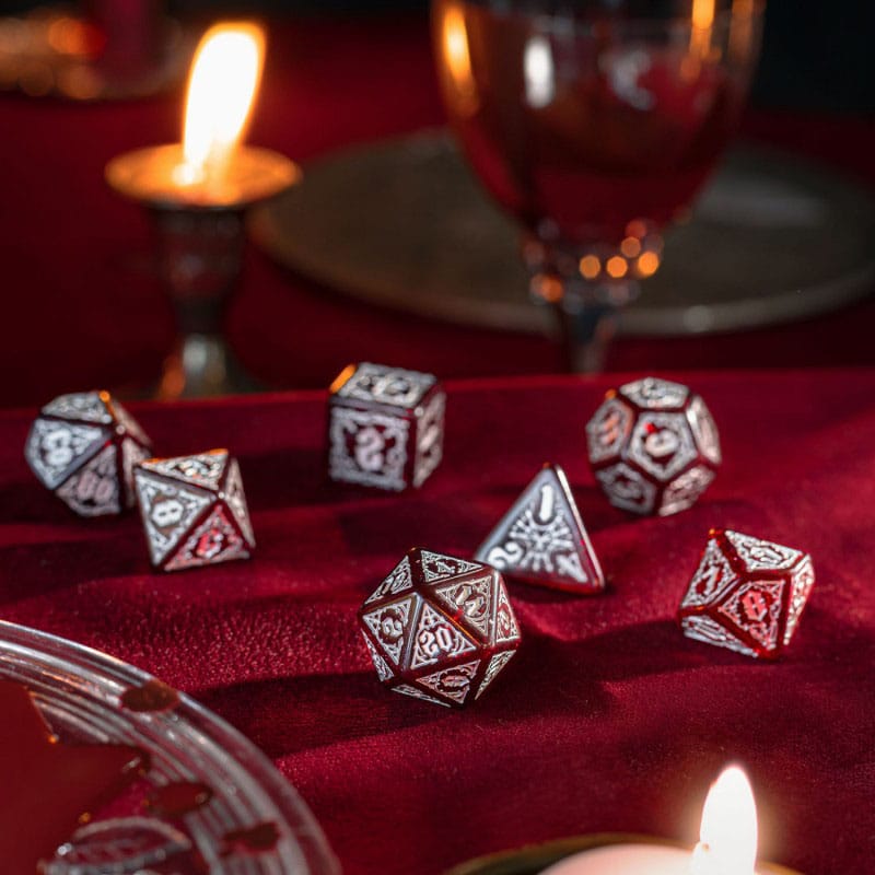 Bloodsucker Dice Set Scarlet (7)