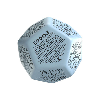 Viridian Jumbo Dice Weather Generator Die D12 Blau