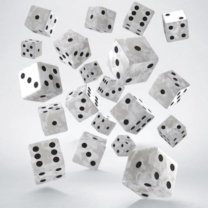 Q Workshop Dice Set Full Pack D6 Pearl (20)