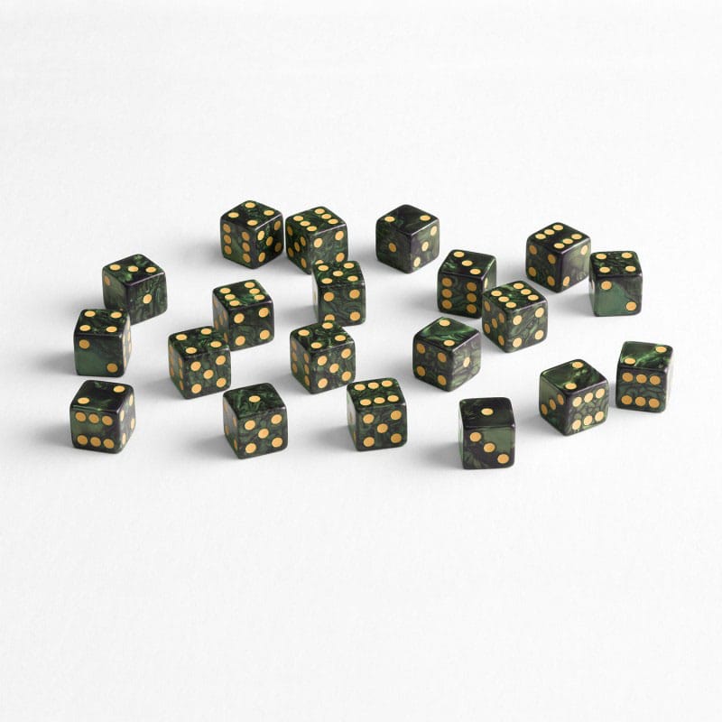 Q Workshop Würfelset Full Pack D6 Grün (20)