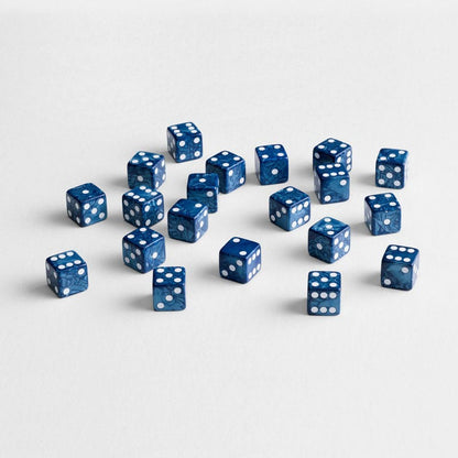 Q Workshop Tärningsset Full Pack D6 Cobalt (20)